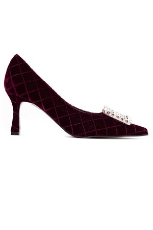 Bordeaux quilted velvet Lilly pumps ROBERTO FESTA | LILLYTRACKBORDO